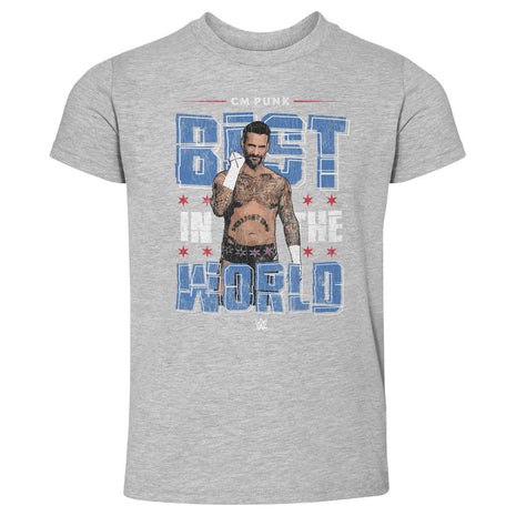 CM Punk Gritty WWE Kids Toddler T-Shirt