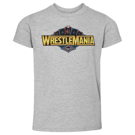 Wrestlemania 41 Las Vegas Logo WHT