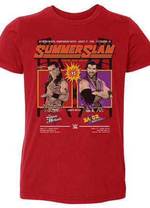 SummerSlam 1995 Match Poster Kids Toddler WWE T-Shirt