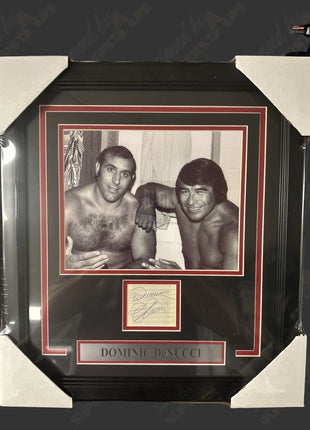 Dominic DeNucci signed Framed Plaque