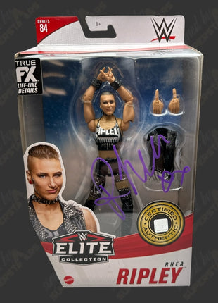 Rhea Ripley signed WWE Elite Series 84 Action Figure
