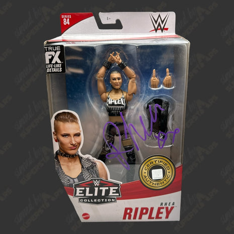 Rhea Ripley signed WWE Elite Series 84 Action Figure