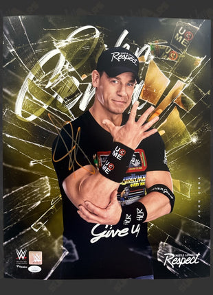 John Cena signed 16x20 Photo (w/ JSA)