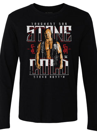 Stone Cold Steve Austin Toughest SOB WWE Men's Long Sleeve T-Shirt