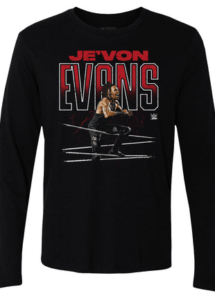 Je'Von Evans WWE Ropes Men's WWE Long Sleeve T-Shirt