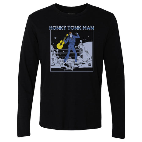 Honky Tonk Man Caricature Men's WWE Long Sleeve T-Shirt