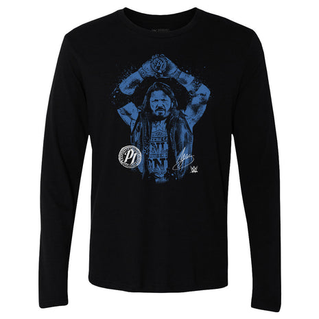 A.J. Styles WWE Splatter Men's WWE Long Sleeve T-Shirt