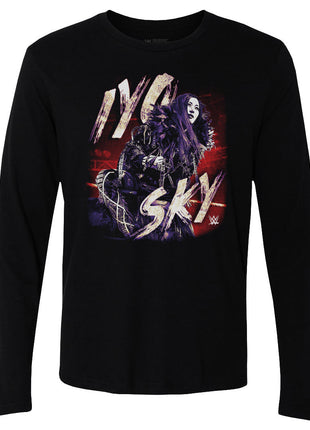 Iyo Sky Bitmap Men's WWE Long Sleeve T-Shirt