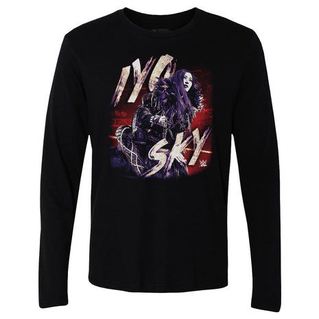 Iyo Sky Bitmap Men's WWE Long Sleeve T-Shirt