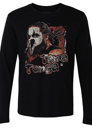 Tama Tonga WWE Grunge Men's WWE Long Sleeve T-Shirt