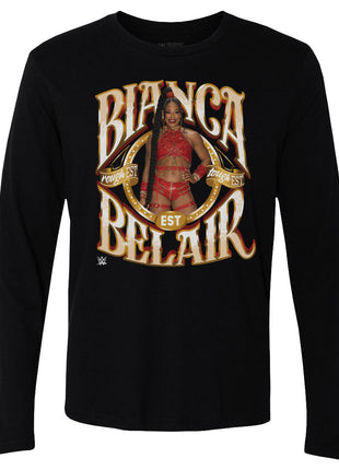 Bianca Belair Name EST WWE Men's Long Sleeve T-Shirt