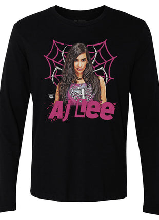 AJ Lee Pose Men's WWE Long Sleeve T-Shirt