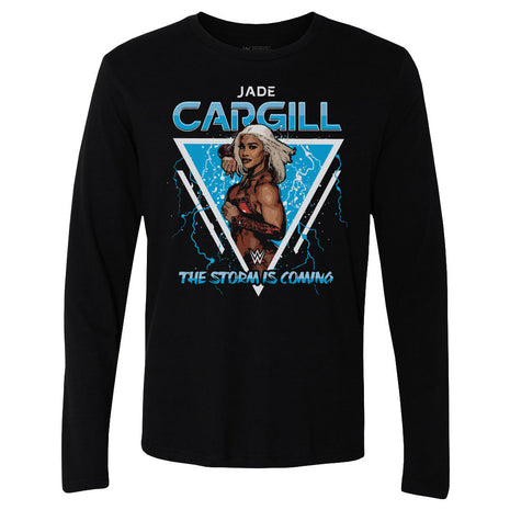 Jade Cargill Storm Is Coming Men's WWE Long Sleeve T-Shirt