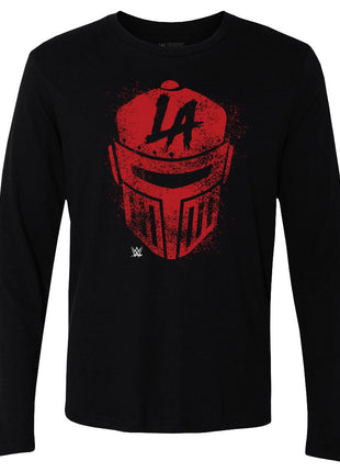 LA Knight Helmet Men's WWE Long Sleeve T-Shirt