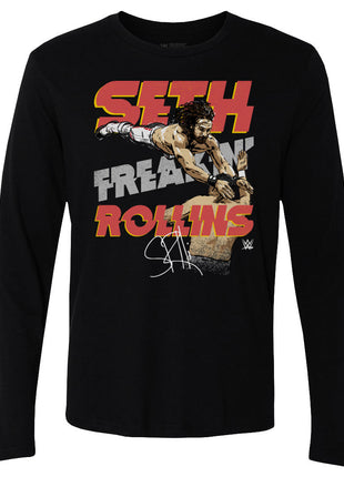Seth Rollins Freakin' WWE Men's Long Sleeve T-Shirt