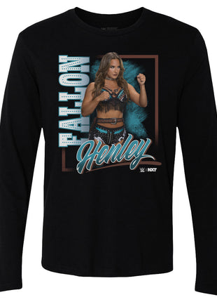 Fallon Henley WWE Pose Men's WWE Long Sleeve T-Shirt