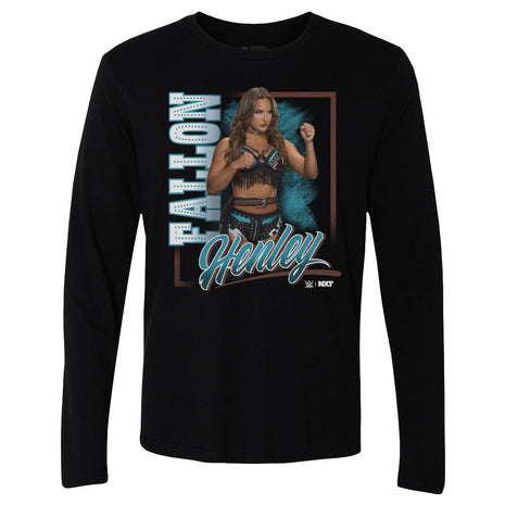 Fallon Henley WWE Pose Men's WWE Long Sleeve T-Shirt
