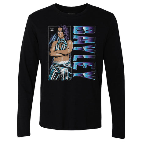 Bayley WWE Vertical Name Men's WWE Long Sleeve T-Shirt