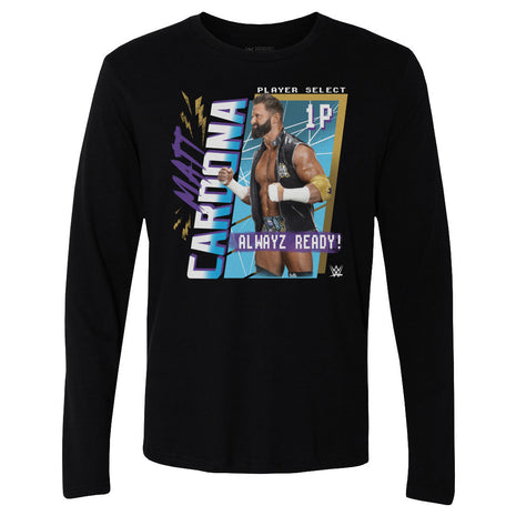 Matt Cardona WWE Alwayz Ready Men's WWE Long Sleeve T-Shirt
