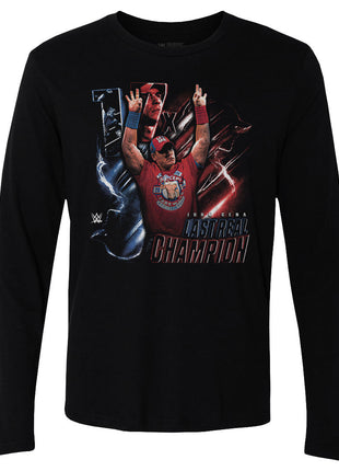 John Cena The Last Real Champion WWE Men's Long Sleeve T-Shirt