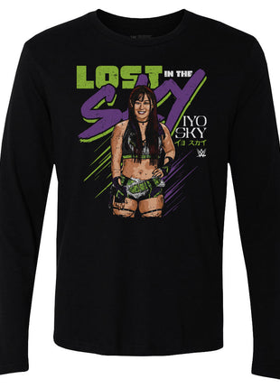 Iyo Sky Lost In The Sky WWE Men's Long Sleeve T-Shirt
