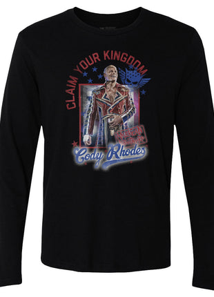 Cody Rhodes Claim Your Kingdom WWE Men's Long Sleeve T-Shirt