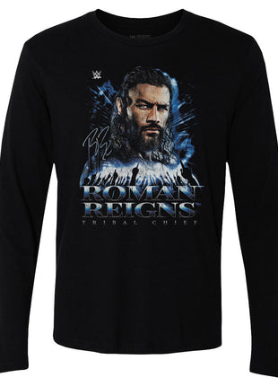 Roman Reigns Grunge Men's WWE Long Sleeve T-Shirt