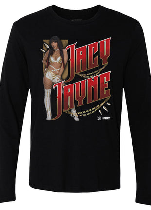 Jacy Jayne WWE Spike & Chain Men's WWE Long Sleeve T-Shirt