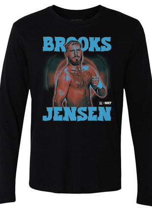 Brooks Jensen WWE Pose Men's WWE Long Sleeve T-Shirt