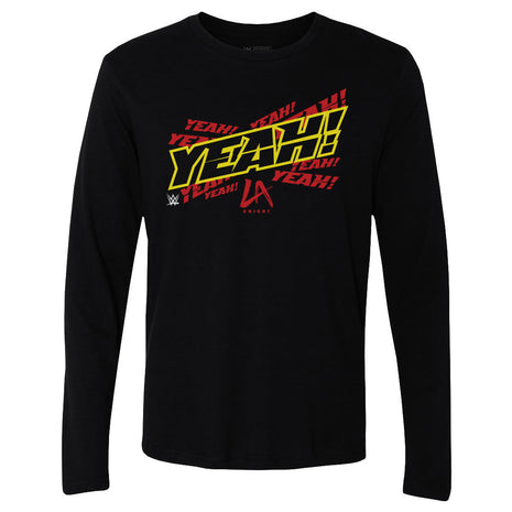 LA Knight Yeah Repeat WWE Men's Long Sleeve T-Shirt