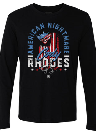 Cody Rhodes American Nightmare Text Men's WWE Long Sleeve T-Shirt