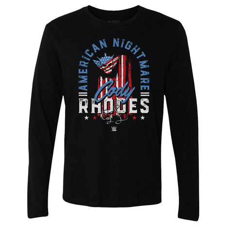 Cody Rhodes American Nightmare Text Men's WWE Long Sleeve T-Shirt