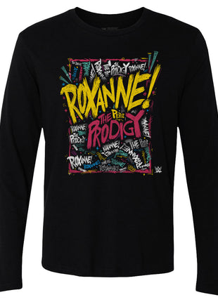 Roxanne Perez The Prodigy Text Men's WWE Long Sleeve T-Shirt