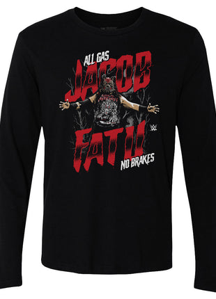 Jacob Fatu All Gas No Breaks Men's WWE Long Sleeve T-Shirt