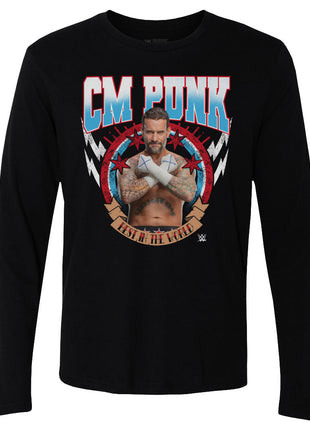CM Punk Best In The World Pose Men's WWE Long Sleeve T-Shirt