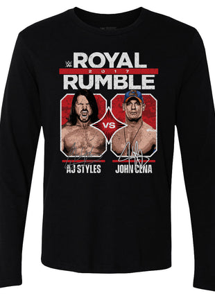 John Cena Vs A.J. Styles Royal Rumble 2017 WHT