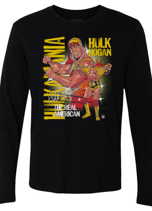 Hulk Hogan The Real American Men's WWE Long Sleeve T-Shirt