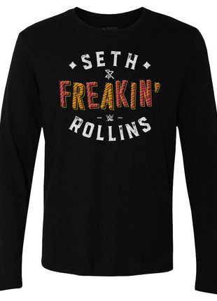Seth Rollins Seth Freakin Rollins Text WWE Men's Long Sleeve T-Shirt