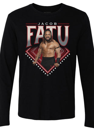 Jacob Fatu Superstar Name WWE Men's Long Sleeve T-Shirt