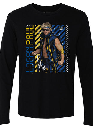 Logan Paul Gritty Pose Men's WWE Long Sleeve T-Shirt