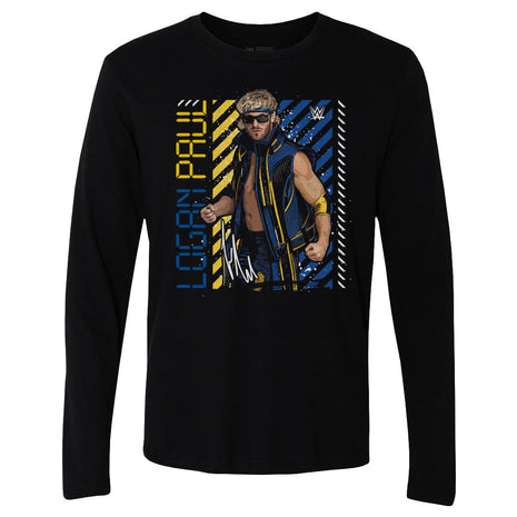 Logan Paul Gritty Pose Men's WWE Long Sleeve T-Shirt
