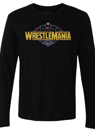 Wrestlemania 41 Las Vegas Logo WHT