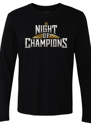 WWE Night Of Champions 2023 Logo Men's WWE Long Sleeve T-Shirt