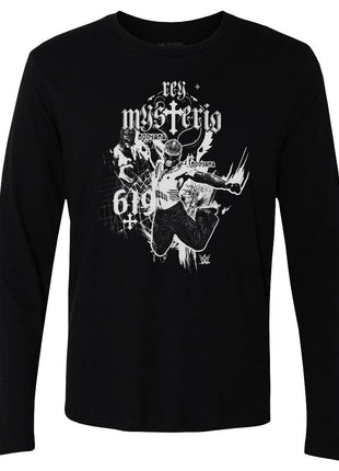 Rey Mysterio Mono WWE Men's Long Sleeve T-Shirt