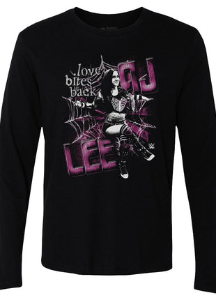 AJ Lee Spider Web Men's WWE Long Sleeve T-Shirt