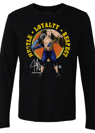 John Cena Hustle Loyalty Respect WHT