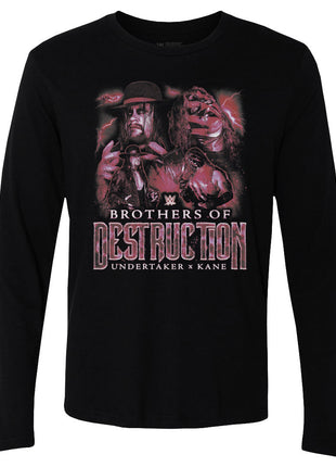 Undertaker & Kane Brothers Of Destruction Vintage Men's WWE Long Sleeve T-Shirt