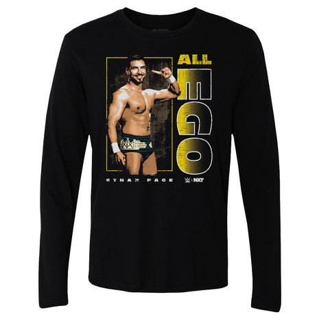 Ethan Page All Ego Pose Men's WWE Long Sleeve T-Shirt