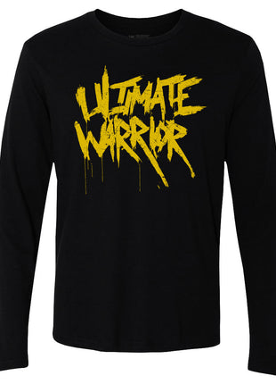 Ultimate Warrior Name Grunge WHT