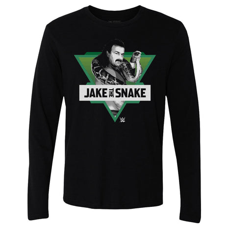 Jake The Snake Triangle Men's WWE Long Sleeve T-Shirt